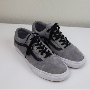 vans old skool grey suede